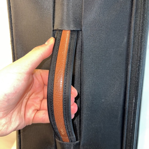 Longchamp - Boxford Carry On Luggage Size 55cm/Medium in Black/Brown - 80% OFF - Picture 12 of 16